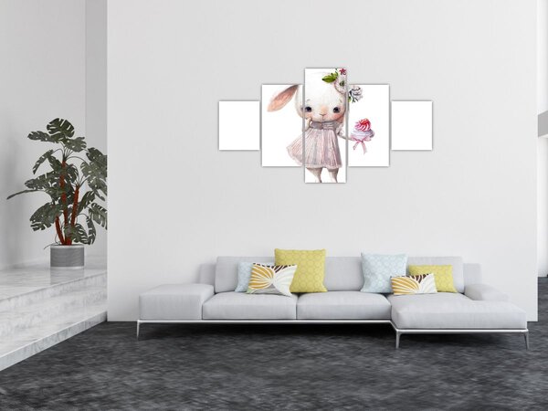 Obraz - Zwierzątko akwarelowe N⁰1 (125x70 cm)