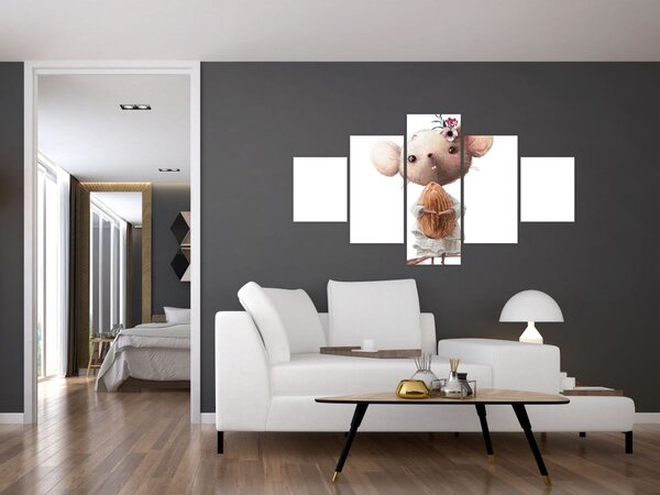 Obraz - Zwierzątko akwarelowe N⁰2 (125x70 cm)