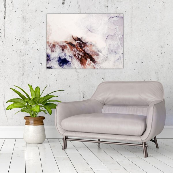 Obraz - Fioletowy marmur N⁰1 (70x50 cm)