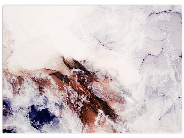 Obraz - Fioletowy marmur N⁰1 (70x50 cm)