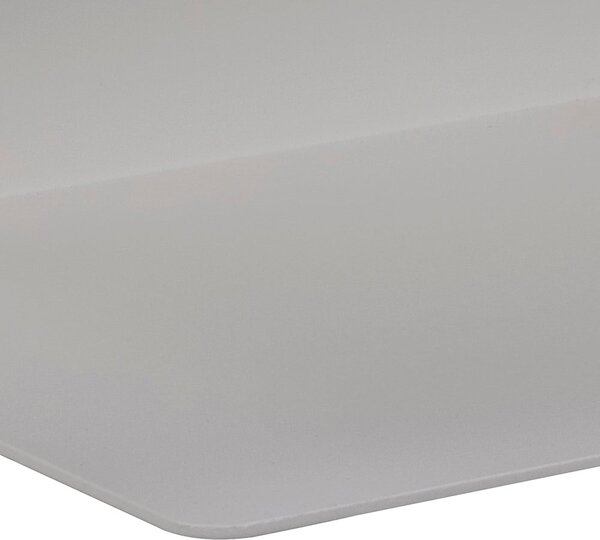 Biała podwójna metalowa półka ścienna Actona Joliet, szer. 35 cm