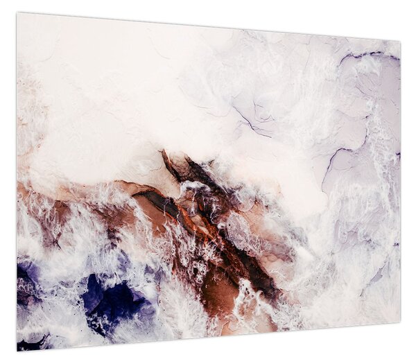 Obraz - Fioletowy marmur N⁰1 (70x50 cm)