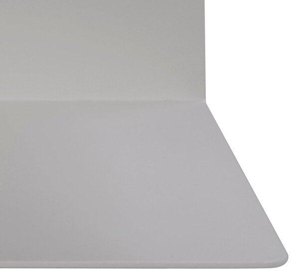 Biała podwójna metalowa półka ścienna Actona Joliet, szer. 35 cm