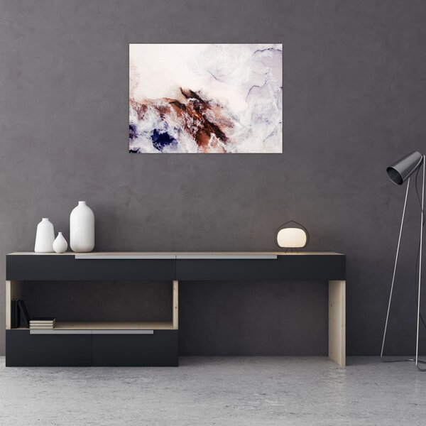 Obraz - Fioletowy marmur N⁰1 (70x50 cm)