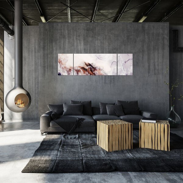 Obraz - Fioletowy marmur N⁰1 (170x50 cm)