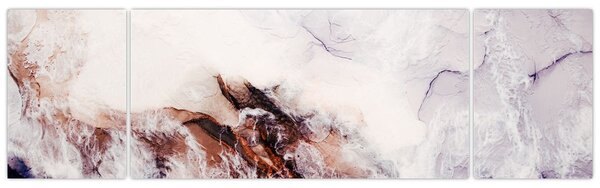 Obraz - Fioletowy marmur N⁰1 (170x50 cm)