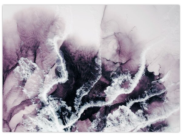 Obraz - Fioletowy marmur N⁰2 (70x50 cm)