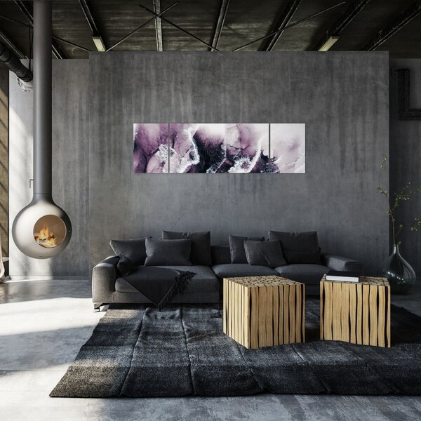 Obraz - Fioletowy marmur N⁰2 (170x50 cm)