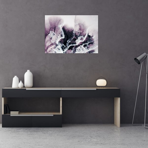 Obraz - Fioletowy marmur N⁰2 (70x50 cm)