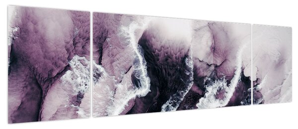 Obraz - Fioletowy marmur N⁰2 (170x50 cm)