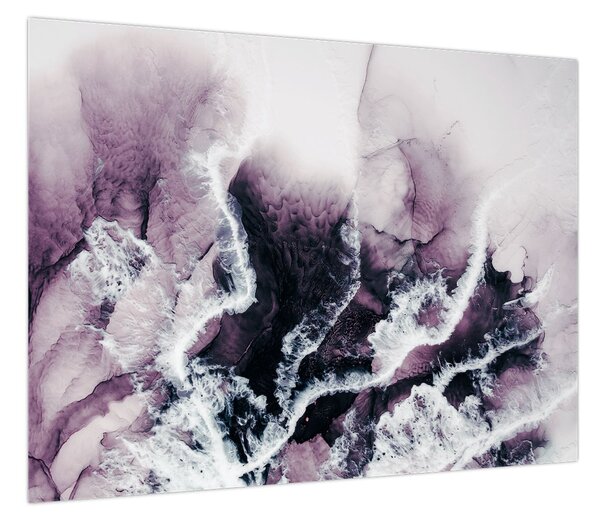 Obraz - Fioletowy marmur N⁰2 (70x50 cm)