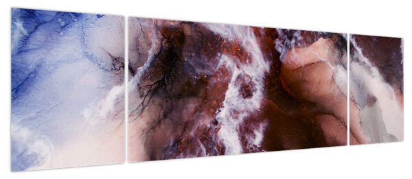 Obraz - Fioletowy marmur N⁰3 (170x50 cm)