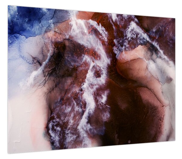 Obraz - Fioletowy marmur N⁰3 (70x50 cm)