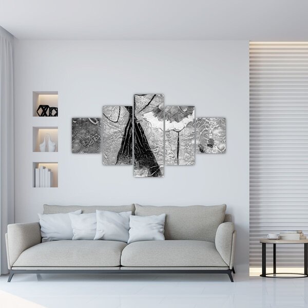 Obraz - Malarstwo afrykańskie (125x70 cm)