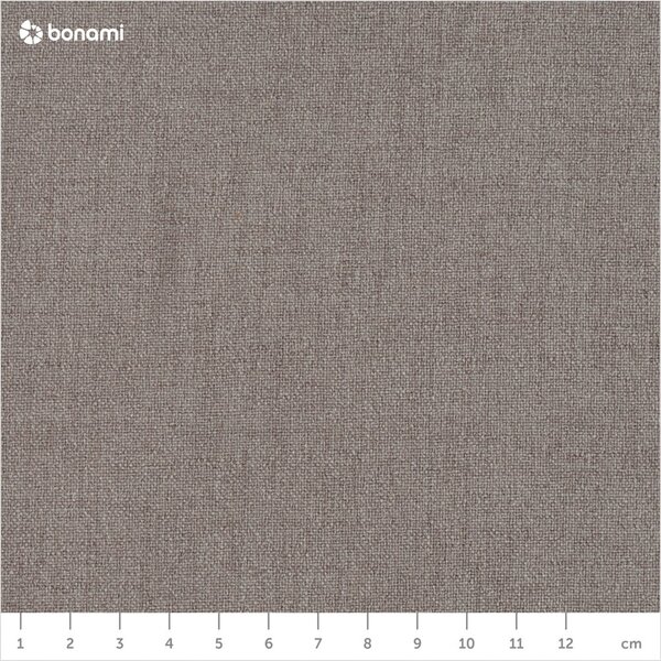 Szarobrązowe tapicerowane łóżko dwuosobowe ze schowkiem ze stelażem 140x200 cm Mattis – Meise Möbel