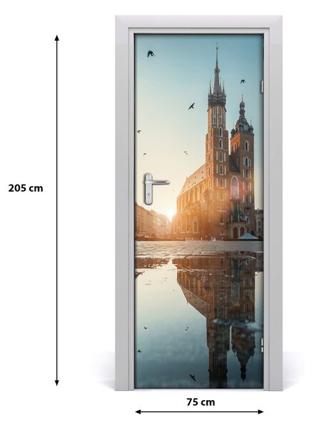 Fototapeta samoprzylepna na drzwi Kraków Polska