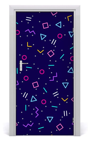 Naklejka fototapeta na drzwi Geometryczne tło