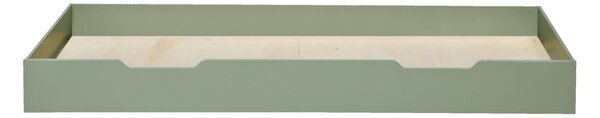 Zielona szuflada pod łóżko WOOOD Nikki, 200x90 cm