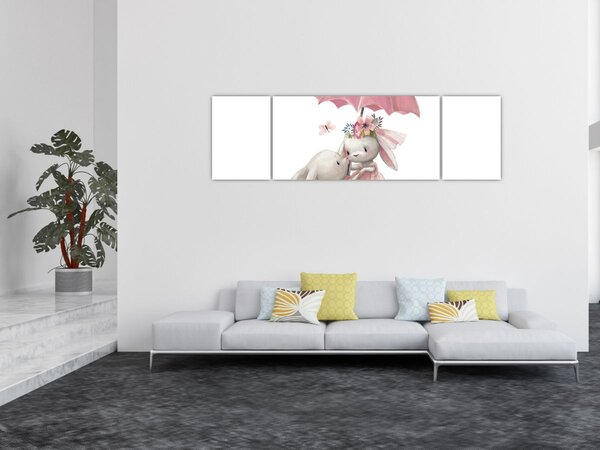 Obraz - Zwierzątko akwarelowe N⁰3 (170x50 cm)