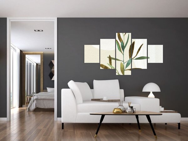 Obraz - Gałąź akwareli N⁰2 (125x70 cm)