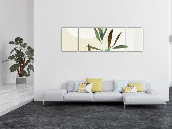 Obraz - Gałąź akwareli N⁰2 (170x50 cm)