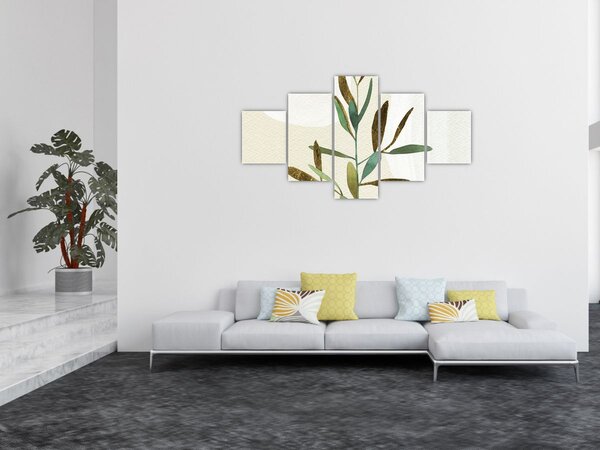 Obraz - Gałąź akwareli N⁰2 (125x70 cm)