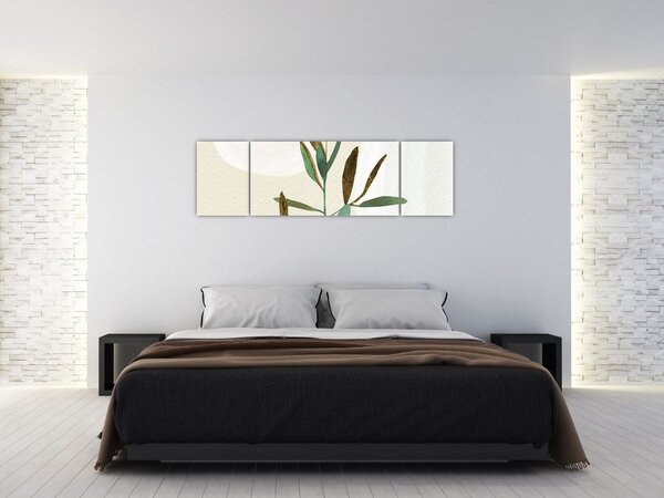 Obraz - Gałąź akwareli N⁰2 (170x50 cm)