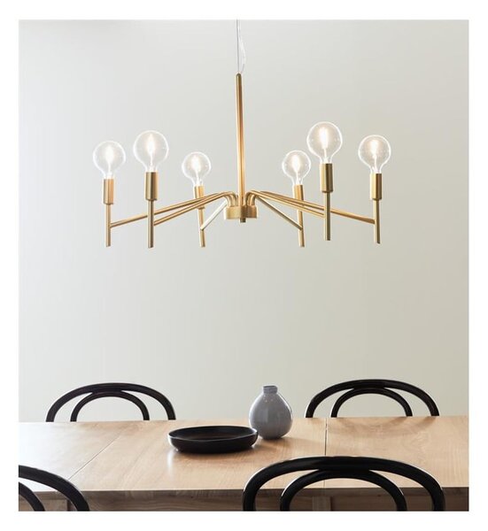 Lampa wisząca w kolorze złota Markslöjd Monarch, ø 70 cm