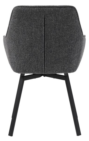 Szare krzesło Alma – Unique Furniture