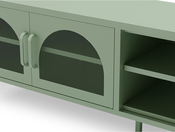 Miętowa szafka pod TV 160x50 cm Diora – Marckeric