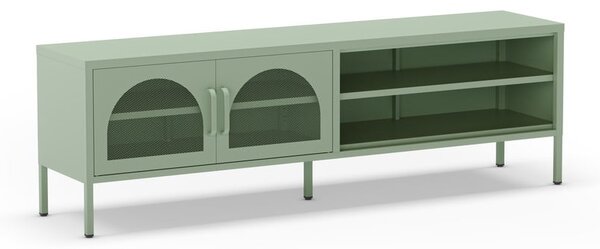 Miętowa szafka pod TV 160x50 cm Diora – Marckeric