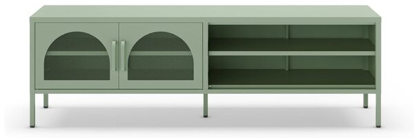 Miętowa szafka pod TV 160x50 cm Diora – Marckeric