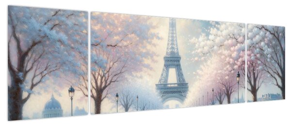 Obraz - Obraz z Paryża (170x50 cm)