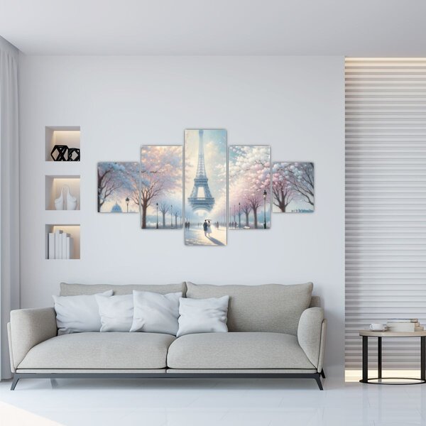 Obraz - Obraz z Paryża (125x70 cm)