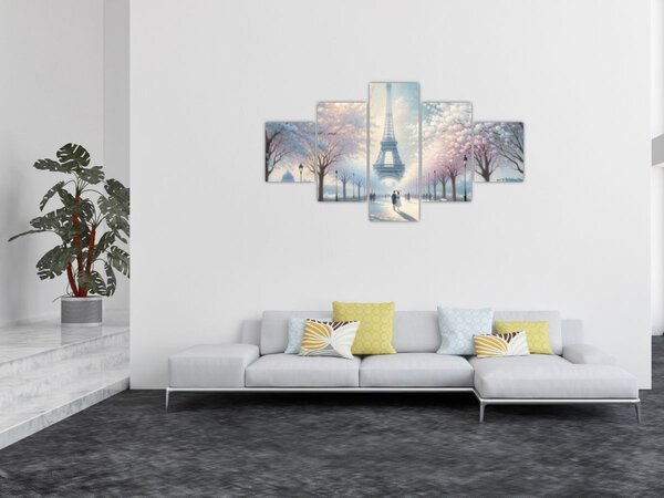 Obraz - Obraz z Paryża (125x70 cm)