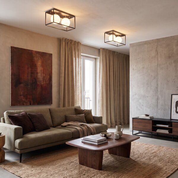 NOWOCZESNA LAMPA SUFITOWA CHROMOWANY PLAFON MALDINI W2