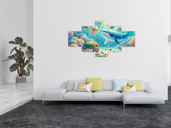 Obraz - Świat pod wodą (125x70 cm)