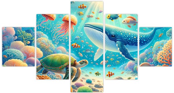 Obraz - Świat pod wodą (125x70 cm)