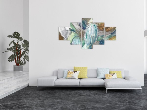 Obraz - Abstrakcyjny obraz postaci (125x70 cm)