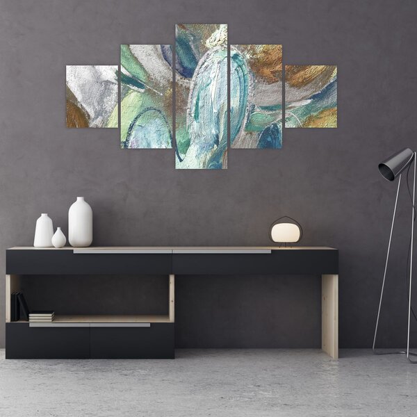Obraz - Abstrakcyjny obraz postaci (125x70 cm)