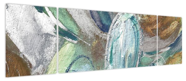 Obraz - Abstrakcyjny obraz postaci (170x50 cm)