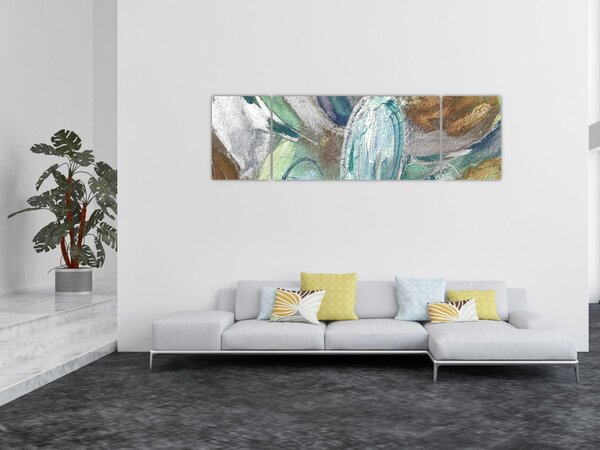 Obraz - Abstrakcyjny obraz postaci (170x50 cm)