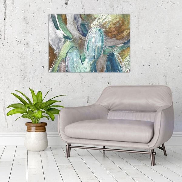 Obraz - Abstrakcyjny obraz postaci (70x50 cm)