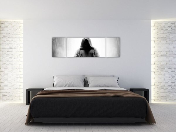 Obraz - Mnich w klasztorze (170x50 cm)
