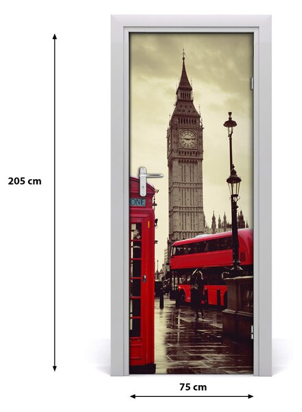 Fototapeta samoprzylepna na drzwi Big Ben Londyn