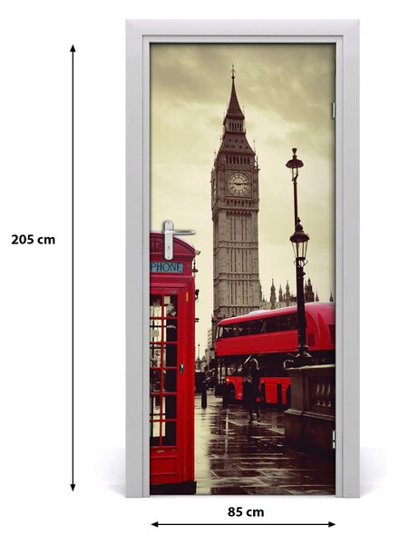 Fototapeta samoprzylepna na drzwi Big Ben Londyn