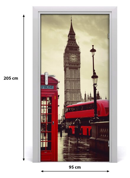 Fototapeta samoprzylepna na drzwi Big Ben Londyn