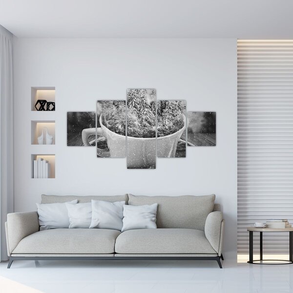 Obraz - Filiżanka natury (125x70 cm)
