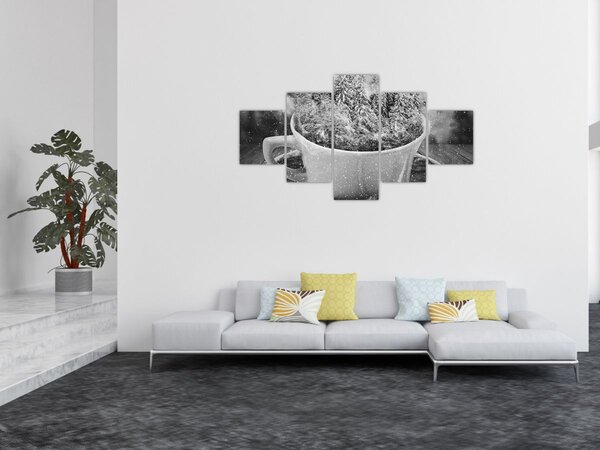 Obraz - Filiżanka natury (125x70 cm)