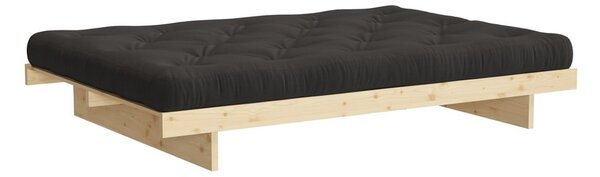 Naturalne łóżko dwuosobowe z litego drewna sosnowego 160x200 cm Kanso – Karup Design